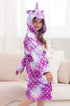 Unicorn Dots Bathrobe bathrobe Little Palace Store